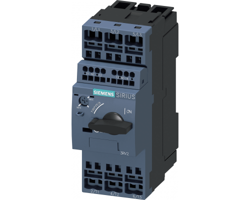 Siemens 3RV2021-1DA25 Выключатель автоматический для электродвигателя, типоразмер S0, класс расцепления 10, 2.2-3.2A, 42A Siemens 3RV2021-1DA25 Выключатель автоматический для электродвигателя, типоразмер S0, класс расцепления 10, 2.2-3.2A, 42A