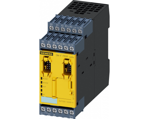 Siemens 3UF7330-1AU00-0 Модуль безопасности fail-safe dm-f profisafe с двумя релейными цепями и тремя входами Siemens 3UF7330-1AU00-0 Модуль безопасности fail-safe dm-f profisafe с двумя релейными цепями и тремя входами