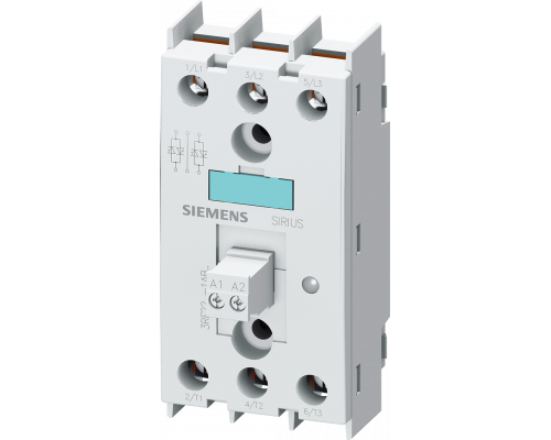 Siemens 3RF2255-1AB35 Полупроводниковое реле трехфазное 55А, 40°С, 48-600В/110V AC, управление по 2-м фазам Siemens 3RF2255-1AB35 Полупроводниковое реле трехфазное 55А, 40°С, 48-600В/110V AC, управление по 2-м фазам