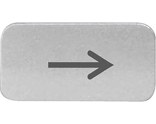 Siemens 3SB2901-2NA Пластина для надписи для 3sb2 символ : стрелка направления движения Siemens 3SB2901-2NA Пластина для надписи для 3sb2 символ : стрелка направления движения