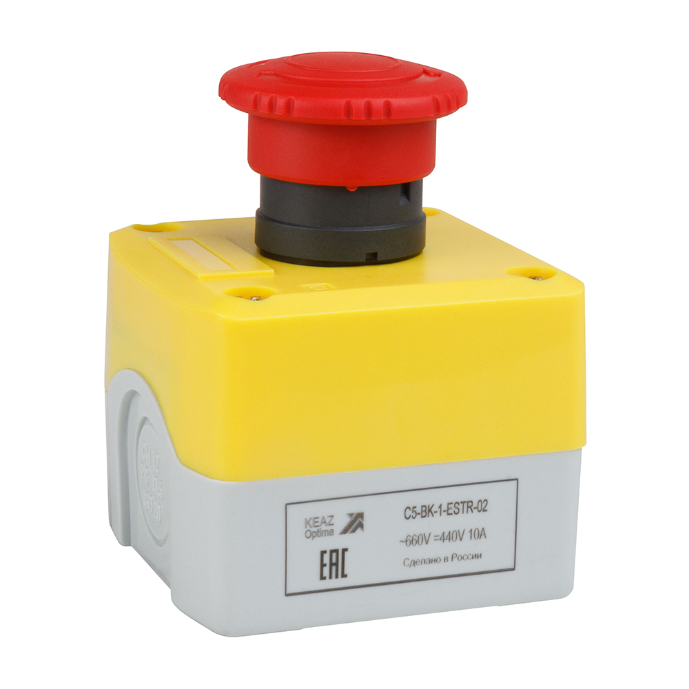 KEAZ Пост кноп авар стоп OptiSignal D22 C5-BK-1-ESTR-02 2НЗ возв пов XALK178F KEAZ Пост кноп авар стоп OptiSignal D22 C5-BK-1-ESTR-02 2НЗ возв пов XALK178F