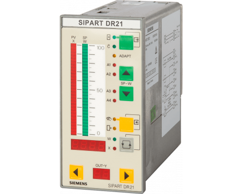 Siemens 6DR2100-5 Пид-регулятор, 2 аналоговых входа, 2 цифровых входа/выхода, питание 230/115V, размеры 72x144 мм Siemens 6DR2100-5 Пид-регулятор, 2 аналоговых входа, 2 цифровых входа/выхода, питание 230/115V, размеры 72x144 мм
