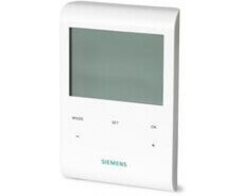 Siemens RDE100.1 Комнатный термостат с автоматическим таймером и LCD-дисплеем (питание от батареек) Siemens RDE100.1 Комнатный термостат с автоматическим таймером и LCD-дисплеем (питание от батареек)