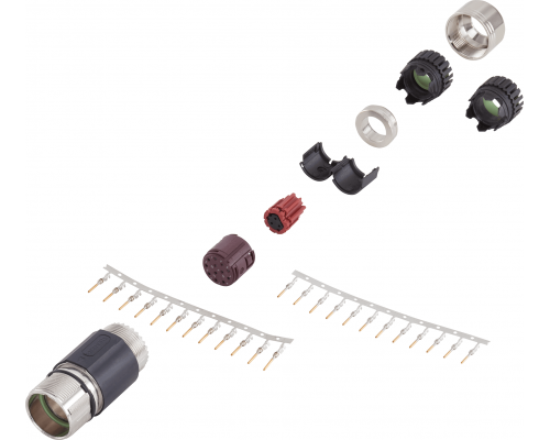 Siemens 6FX2003-0SA12 Сигнальный штекер 12-пол., наружная резьба, штифтовая часть 1 х 12-пол. изол. элемент Siemens 6FX2003-0SA12 Сигнальный штекер 12-пол., наружная резьба, штифтовая часть 1 х 12-пол. изол. элемент