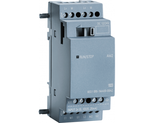 Siemens 6AG1055-1MA00-7BA2 Модуль расширения для контроллера logo! am2, 2 аналоговых входа, рабочая температура -40...+70°C Siemens 6AG1055-1MA00-7BA2 Модуль расширения для контроллера logo! am2, 2 аналоговых входа, рабочая температура -40...+70°C