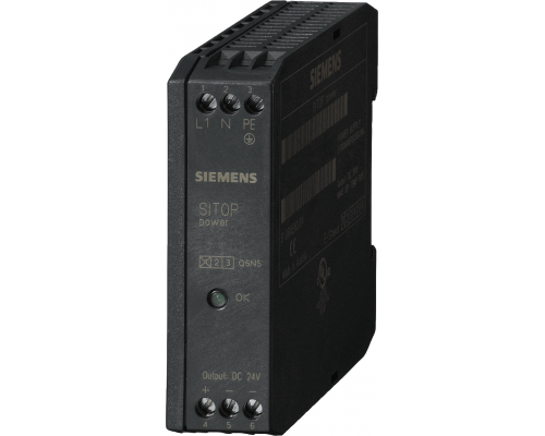 Siemens 6EP1731-2BA00 Стабилизированный блок питания, гальваническое разделение, вход 30-187 В, выход 24 В/0.375 А Siemens 6EP1731-2BA00 Стабилизированный блок питания, гальваническое разделение, вход 30-187 В, выход 24 В/0.375 А