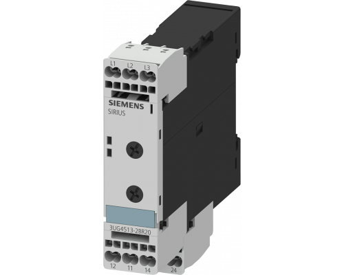 Siemens 3UG4513-2BR20 Реле контроля фаз с фиксированной уставкой снижения напряжения 20% (3x 160-690 V, 50-60 Гц) Siemens 3UG4513-2BR20 Реле контроля фаз с фиксированной уставкой снижения напряжения 20% (3x 160-690 V, 50-60 Гц)