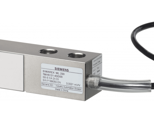 Siemens 7MH5121-3PD00 Датчик веса Siwarex WL230 SB-S CA 500кг C3, класс точности C3, кабель 4м, сталь, IP67 Siemens 7MH5121-3PD00 Датчик веса Siwarex WL230 SB-S CA 500кг C3, класс точности C3, кабель 4м, сталь, IP67
