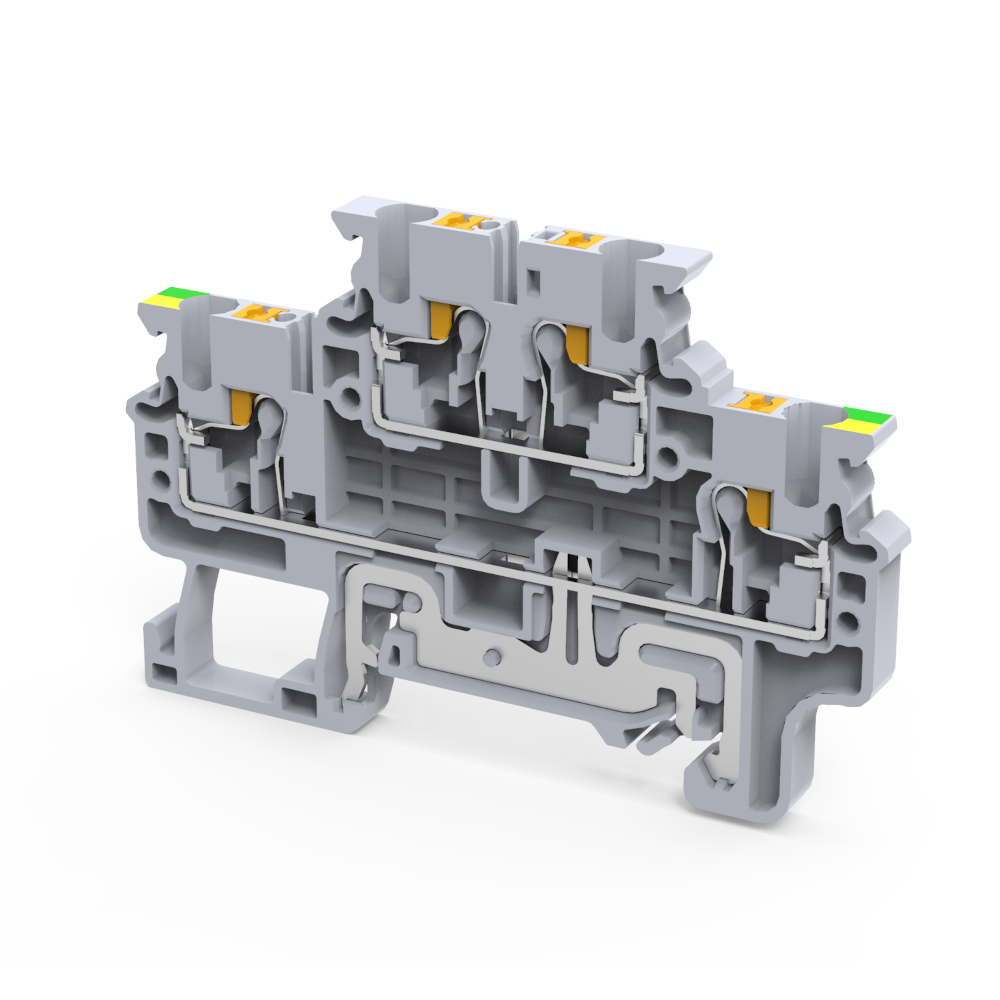 KEAZ Клемма заземляющая push-in OptiClip CPDLG-2,5-2L-PE-I-(0,2-2,5)-PEN KEAZ Клемма заземляющая push-in OptiClip CPDLG-2,5-2L-PE-I-(0,2-2,5)-PEN