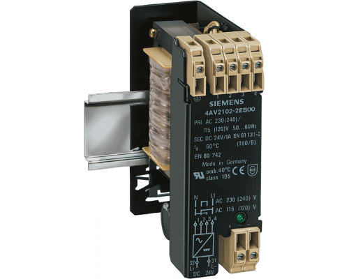 Siemens 4AV2106-2EB00-0A Блок питания однофазный 400/24 В, фильтрующий, IP00, для монтажа на рейку Siemens 4AV2106-2EB00-0A Блок питания однофазный 400/24 В, фильтрующий, IP00, для монтажа на рейку