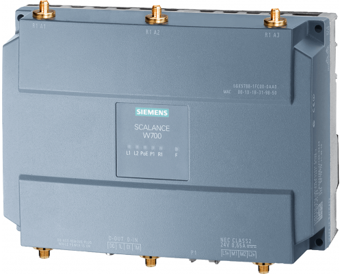 Siemens 6GK5788-2FC00-0AA0 Точка доступа, 2.4/5 ГГц, 450 Мбит/с, IEEE 2.11a/b/g/h/n, 1 x RJ45, 24 В DC, PoE, IP30 Siemens 6GK5788-2FC00-0AA0 Точка доступа, 2.4/5 ГГц, 450 Мбит/с, IEEE 2.11a/b/g/h/n, 1 x RJ45, 24 В DC, PoE, IP30