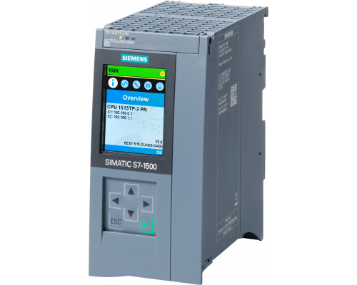 Siemens 6ES7515-2UN03-0AB0 Центральный процессор SIMATIC S7-1500T, CPU 1515TF-2 PN, с 1.5 Мб памяти для программы и 4.5 Мб для данных Siemens 6ES7515-2UN03-0AB0 Центральный процессор SIMATIC S7-1500T, CPU 1515TF-2 PN, с 1.5 Мб памяти для программы и 4.5 Мб для данных
