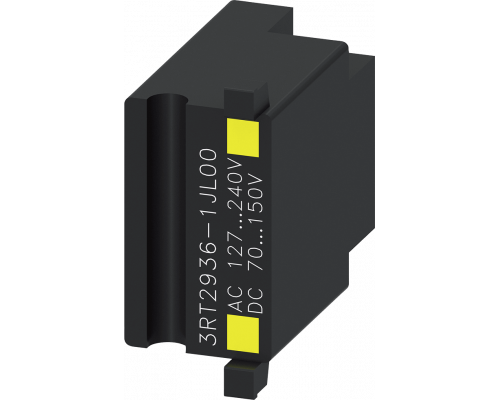 Siemens 3RT2936-1JL00 Ограничитель перенапряжения со светодиодом, 127-240В AC, 70-150В DC, для контактора S2 Siemens 3RT2936-1JL00 Ограничитель перенапряжения со светодиодом, 127-240В AC, 70-150В DC, для контактора S2