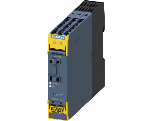 Siemens 3SK2112-1AA10 Модуль реле безопасности с 10 входами и 2 выходами, 24В DC, ширина 22.5 мм Siemens 3SK2112-1AA10 Модуль реле безопасности с 10 входами и 2 выходами, 24В DC, ширина 22.5 мм