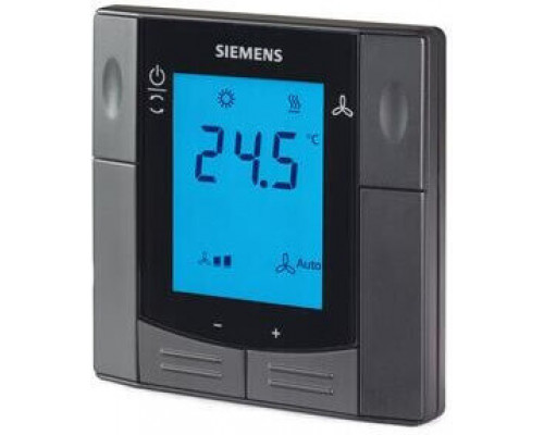 Siemens RDF302/VB Комнатный термостат Rdf302/vb для подключения к ФКУ с 2/4-трубной системой, черный Siemens RDF302/VB Комнатный термостат Rdf302/vb для подключения к ФКУ с 2/4-трубной системой, черный
