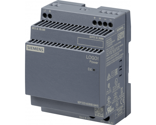 Siemens 6EP3333-6SC00-0AY0 Стабилизированный источник питания 24 В / 4 А для автоматики Siemens 6EP3333-6SC00-0AY0 Стабилизированный источник питания 24 В / 4 А для автоматики
