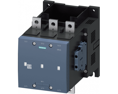 Siemens 3RT1275-6LA06 Вакуумный контактор, 200 кВт, 400 В, AC-3, 2но+2нз, S12, шинное присоединение Siemens 3RT1275-6LA06 Вакуумный контактор, 200 кВт, 400 В, AC-3, 2но+2нз, S12, шинное присоединение