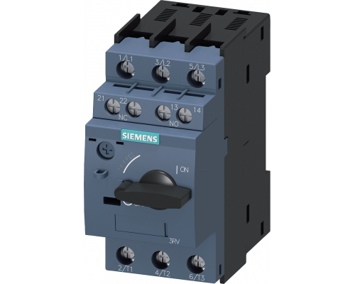 Siemens 3RV6021-4NA15 Автоматический выключатель 28 А для защиты электродвигателя, класс 10, с принудительным выпуском Siemens 3RV6021-4NA15 Автоматический выключатель 28 А для защиты электродвигателя, класс 10, с принудительным выпуском