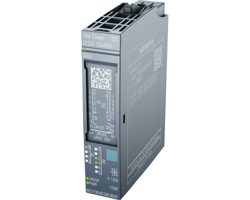 Siemens 6ES7138-6CG00-0BA0 Технологический модуль Simatic ET 200SP TM Timer DiDQ 10x24V (4DI, 6DQ, таймер) Siemens 6ES7138-6CG00-0BA0 Технологический модуль Simatic ET 200SP TM Timer DiDQ 10x24V (4DI, 6DQ, таймер)