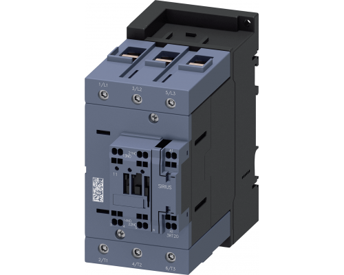 Siemens 3RT2045-3NB30-0CC0 Контактор, 3 полюса, 37 кВт/АС3/400 В, типоразмер S3, с блоком контактов 1НО+1НЗ, 20-33 В Siemens 3RT2045-3NB30-0CC0 Контактор, 3 полюса, 37 кВт/АС3/400 В, типоразмер S3, с блоком контактов 1НО+1НЗ, 20-33 В