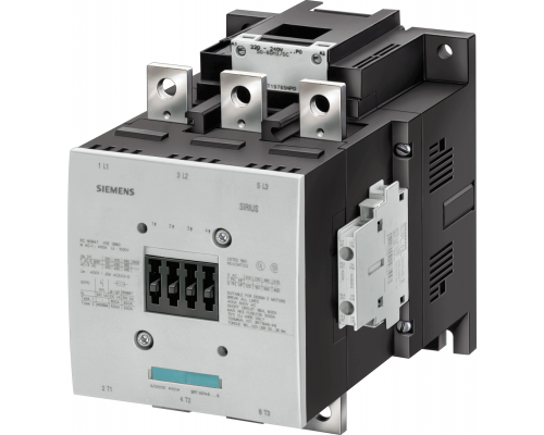 Siemens 3RT1476-6AP36-0AE0 Контактор, ac-1, 690 А/690 В/40 °C, S12, трехполюсный, 220–240 В ac/dc, с варистором, 2 но + 2 нз Siemens 3RT1476-6AP36-0AE0 Контактор, ac-1, 690 А/690 В/40 °C, S12, трехполюсный, 220–240 В ac/dc, с варистором, 2 но + 2 нз