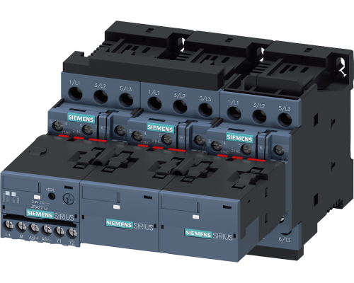 Siemens 3RA2425-8XH32-1BB4 Реле защиты электродвигателя, 15/18.5 кВт, 400 В, с интеграцией контактов Siemens 3RA2425-8XH32-1BB4 Реле защиты электродвигателя, 15/18.5 кВт, 400 В, с интеграцией контактов