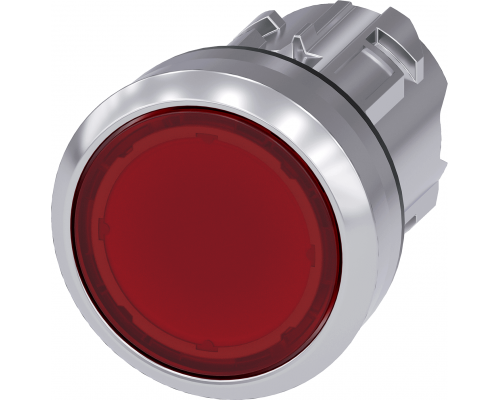 Siemens 3SU1051-0AA20-0AA0 Кнопка-актуатор с подсветкой, 22 мм, круглая, металлическая, красная, с фиксацией Siemens 3SU1051-0AA20-0AA0 Кнопка-актуатор с подсветкой, 22 мм, круглая, металлическая, красная, с фиксацией