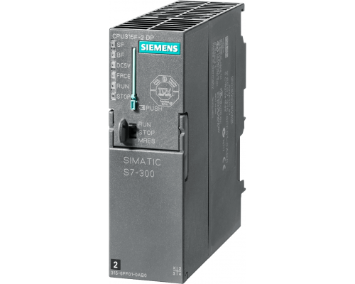 Siemens 6ES7315-6FF04-0AB0 Процессорный модуль CPU 315F-2DP для систем автоматизации Simatic S7-300 Siemens 6ES7315-6FF04-0AB0 Процессорный модуль CPU 315F-2DP для систем автоматизации Simatic S7-300