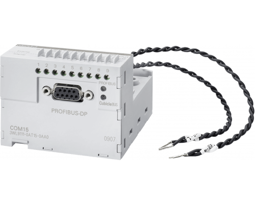 Siemens 3WL9111-0AT15-0AA0 Выключатель 3WL, модуль COM15 Profibus для промышленного применения Siemens 3WL9111-0AT15-0AA0 Выключатель 3WL, модуль COM15 Profibus для промышленного применения