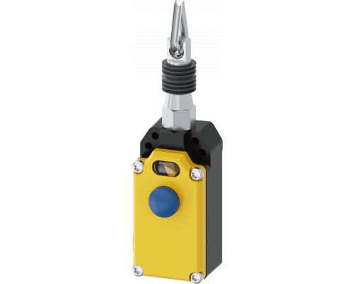 Siemens 3SE7150-1BH00 Выключатель с металлическим корпусом, 2x m20x1.5, 1но+2нз, с кнопкой сброса и желтой крышкой Siemens 3SE7150-1BH00 Выключатель с металлическим корпусом, 2x m20x1.5, 1но+2нз, с кнопкой сброса и желтой крышкой