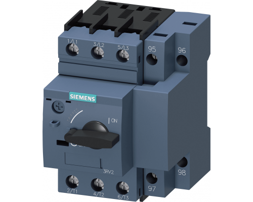 Siemens 3RV2121-4BA10 Выключатель автоматический для электродвигателя, тип S0, класс 10, с реле перегрузки Siemens 3RV2121-4BA10 Выключатель автоматический для электродвигателя, тип S0, класс 10, с реле перегрузки