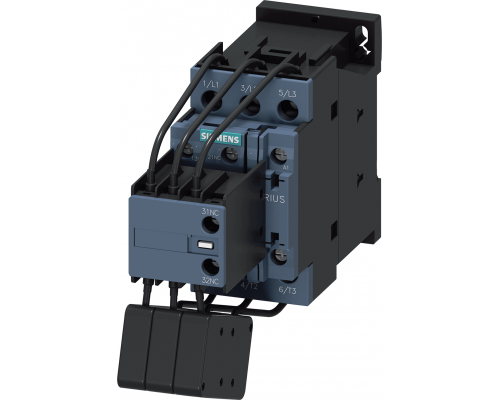 Siemens 3RT2625-1AP05 Контактор конденсатора AC-6B 16.7 кВ, 400 В, 1 НО + 2 НЗ, 230 В AC, 50 Гц, 3-полюсный Siemens 3RT2625-1AP05 Контактор конденсатора AC-6B 16.7 кВ, 400 В, 1 НО + 2 НЗ, 230 В AC, 50 Гц, 3-полюсный