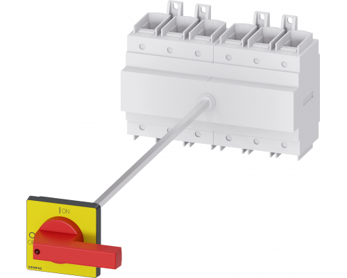 Siemens 3LD2418-3VK13 Главный контрольный выключатель 3-полюса для напольной установки с кулачковым механизмом Siemens 3LD2418-3VK13 Главный контрольный выключатель 3-полюса для напольной установки с кулачковым механизмом