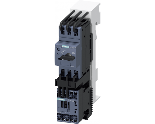 Siemens 3RA2110-0DS15-1BB4 Фидерная сборка прямого пуска, типоразмер s00, 0.22 - 0.32A, 400В AC, US 24В DC Siemens 3RA2110-0DS15-1BB4 Фидерная сборка прямого пуска, типоразмер s00, 0.22 - 0.32A, 400В AC, US 24В DC