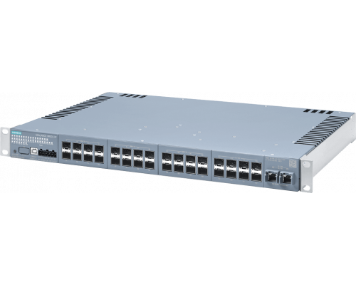 Siemens 6GK5334-5TS00-2AR3 Управляемый коммутатор Ethernet Layer 3, 19" для стойки, 2 порта RJ45 и 32 порта SFP/SFP+ Siemens 6GK5334-5TS00-2AR3 Управляемый коммутатор Ethernet Layer 3, 19" для стойки, 2 порта RJ45 и 32 порта SFP/SFP+
