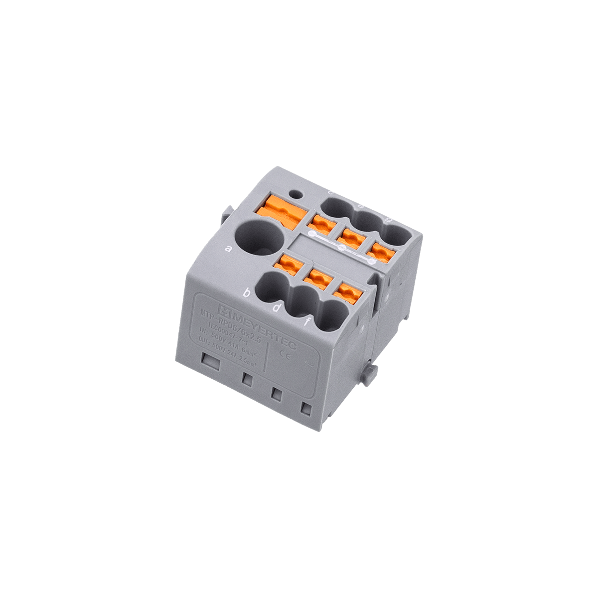 MTP-RPD6/6x2.5 Клемма push-in распределительная с питанием, 6 мм²/6x2.5 мм², серая MTP-RPD6/6x2.5 Клемма push-in распределительная с питанием, 6 мм²/6x2.5 мм², серая