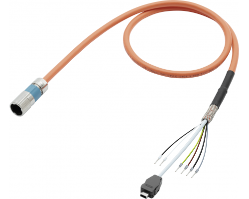 Siemens 6FX5002-8QN08-1AH5 Кабель передачи данных со съемным соединением, 4G0.75 + 2x0.5 + 4x0.2 C, разъем M17 Siemens 6FX5002-8QN08-1AH5 Кабель передачи данных со съемным соединением, 4G0.75 + 2x0.5 + 4x0.2 C, разъем M17