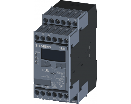 Siemens 3RS1440-1HB50 Реле контроля температуры, PT100/1000, KTY83/84, NTC2, -50°C до 750°C, 3 x 1 Вт Siemens 3RS1440-1HB50 Реле контроля температуры, PT100/1000, KTY83/84, NTC2, -50°C до 750°C, 3 x 1 Вт