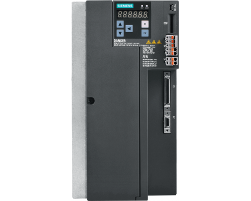 Siemens 6SL3210-5FE13-5UA0 Привод Sinamics V90, 380-480В, 3.5 кВт, IP20, FSC, 140x260x240 Siemens 6SL3210-5FE13-5UA0 Привод Sinamics V90, 380-480В, 3.5 кВт, IP20, FSC, 140x260x240