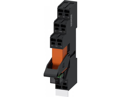 Siemens LZS:RT4D4L24 Реле 24v dc, 2 п контакта, светодиод красный, цоколь с логическим разделением Siemens LZS:RT4D4L24 Реле 24v dc, 2 п контакта, светодиод красный, цоколь с логическим разделением