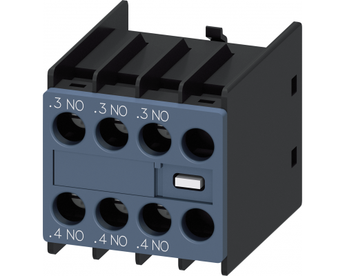Siemens 3RH2911-1HA30 Модуль блок-контактов 3NO: 1НО, 1НО, 1НО для коммутации электродвигателей, типоразмер S00-S2 Siemens 3RH2911-1HA30 Модуль блок-контактов 3NO: 1НО, 1НО, 1НО для коммутации электродвигателей, типоразмер S00-S2