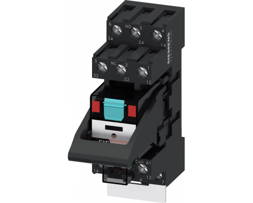 Siemens LZS:PT3A5S15 Комплектное втычное реле AC 115V, 3P, с светодиодом, цоколь винтовые клеммы Siemens LZS:PT3A5S15 Комплектное втычное реле AC 115V, 3P, с светодиодом, цоколь винтовые клеммы