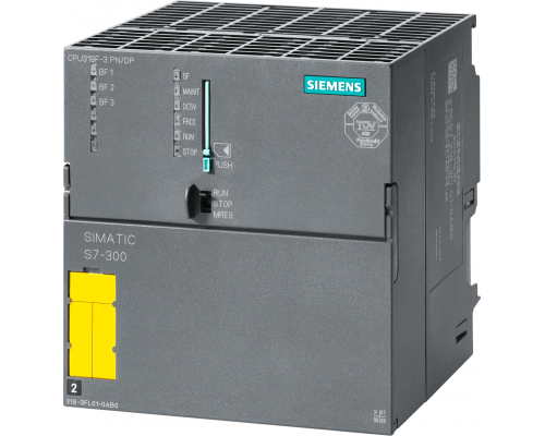 Siemens 6ES7318-3FL01-0AB0 ЦПУ Simatic S7-300 CPU 319-3F PN/DP с 2 Мб памяти, MPI/DP 12 Мбит/с, Ethernet Profinet, коммутатор Siemens 6ES7318-3FL01-0AB0 ЦПУ Simatic S7-300 CPU 319-3F PN/DP с 2 Мб памяти, MPI/DP 12 Мбит/с, Ethernet Profinet, коммутатор