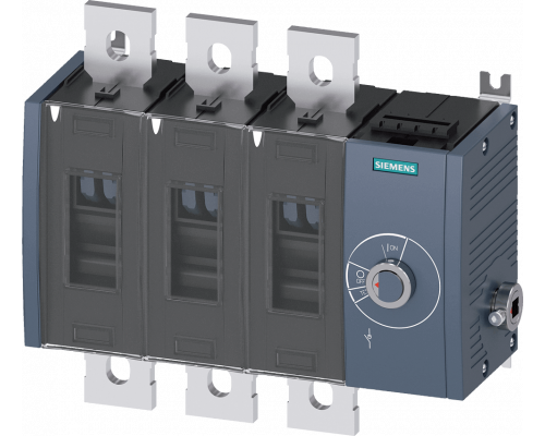 Siemens 3KD4434-0QE40-0 Выключатель-разъединитель 500А, категория размещения III, 3-полюсный, боковой привод, правый, база без ручки, плоские клеммы Siemens 3KD4434-0QE40-0 Выключатель-разъединитель 500А, категория размещения III, 3-полюсный, боковой привод, правый, база без ручки, плоские клеммы