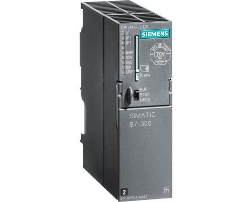 Siemens 6ES7317-6FF04-0AB0 Процессорный модуль для автоматизации Simatic S7-300, CPU 317F-2DP, с расширенной памятью Siemens 6ES7317-6FF04-0AB0 Процессорный модуль для автоматизации Simatic S7-300, CPU 317F-2DP, с расширенной памятью