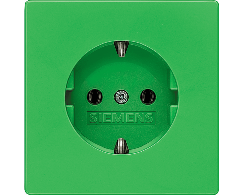 Siemens 5UB1851 Розетка Delta style зеленого цвета, 10A DC/16A AC, 250В, с защитным контактом Siemens 5UB1851 Розетка Delta style зеленого цвета, 10A DC/16A AC, 250В, с защитным контактом