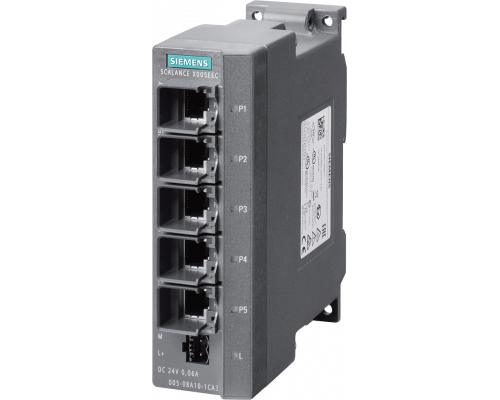 Siemens 6GK5005-0BA10-1CA3 Промышленный коммутатор Ethernet, 5 портов 10/100 Мбит/с, IP30, 24 В, -40°C...+75°C Siemens 6GK5005-0BA10-1CA3 Промышленный коммутатор Ethernet, 5 портов 10/100 Мбит/с, IP30, 24 В, -40°C...+75°C