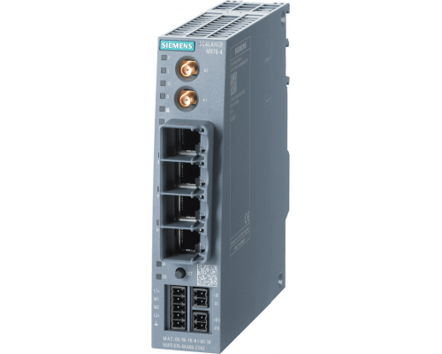 Siemens 6GK5876-4AA00-2DA2 Беспроводной коммутатор Scalance M876-4 LTE (4G) для связи Ethernet устройств Siemens 6GK5876-4AA00-2DA2 Беспроводной коммутатор Scalance M876-4 LTE (4G) для связи Ethernet устройств