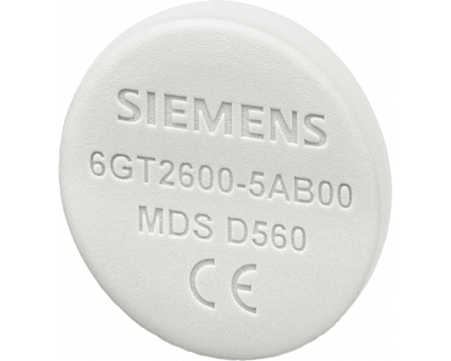 Siemens 6GT2600-5AB00 Метка для бесконтактной идентификации RF200/RF300 Gen2, чип Fujitsu MB89R112, память 8192 байт Siemens 6GT2600-5AB00 Метка для бесконтактной идентификации RF200/RF300 Gen2, чип Fujitsu MB89R112, память 8192 байт