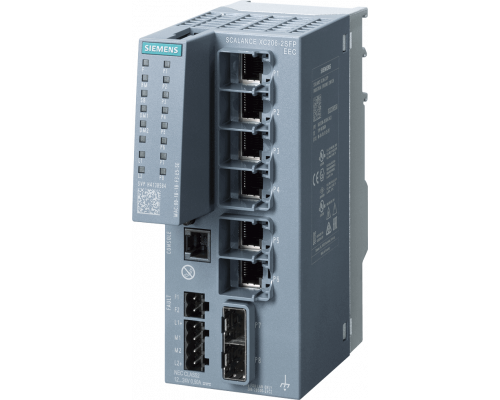 Siemens 6GK5206-2BS00-2FC2 Управляемый коммутатор Scalance xc206-2sfp еес, 6x RJ45, 2x SFP, резервированное питание, -40°C до +70°C Siemens 6GK5206-2BS00-2FC2 Управляемый коммутатор Scalance xc206-2sfp еес, 6x RJ45, 2x SFP, резервированное питание, -40°C до +70°C